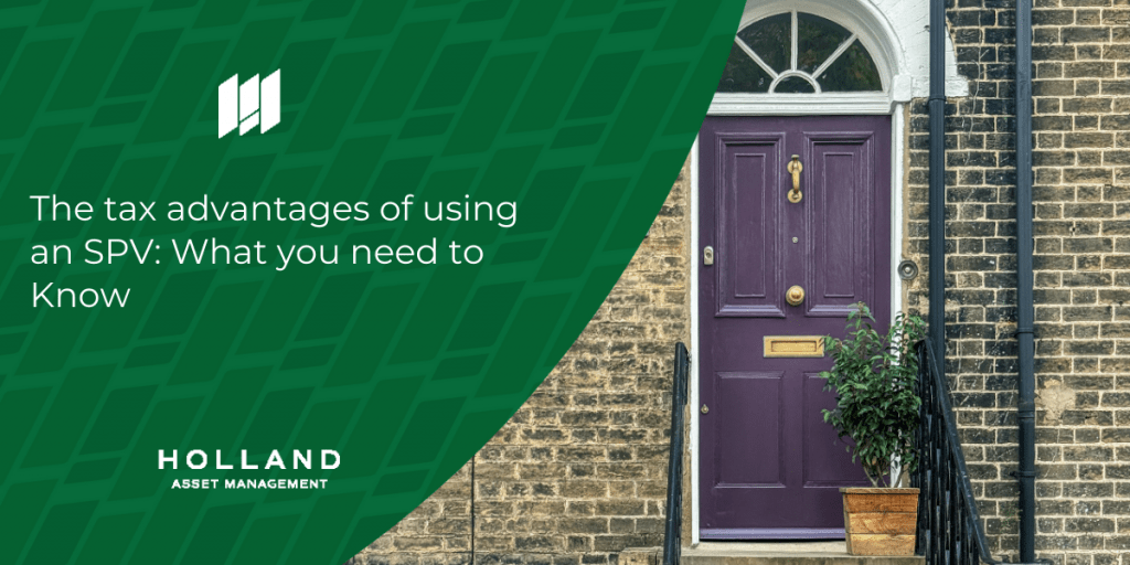 What are the primary tax advantages of using an SPV for buy-to-let property investment in the UK?